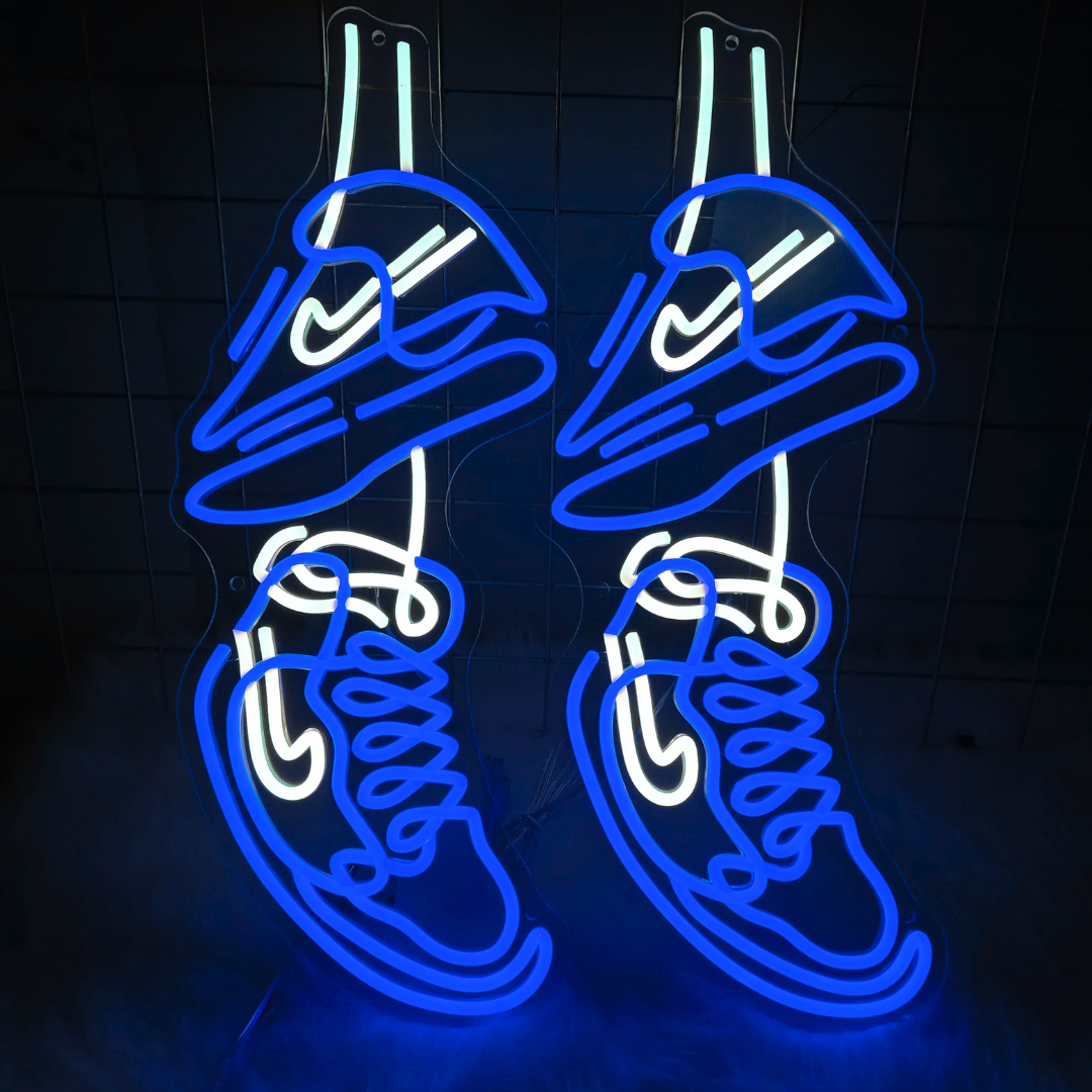 Beautiful Led Neon sign Nike Sneaker Wall Art Decor | Customized Led N –  The Seven Colours